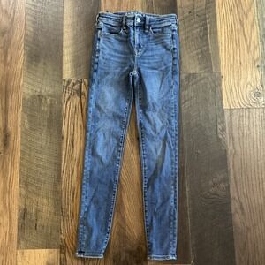 American Eagle Jeans Womens size 0 Hi-Rise Jegging Next Level Stretch Skinny